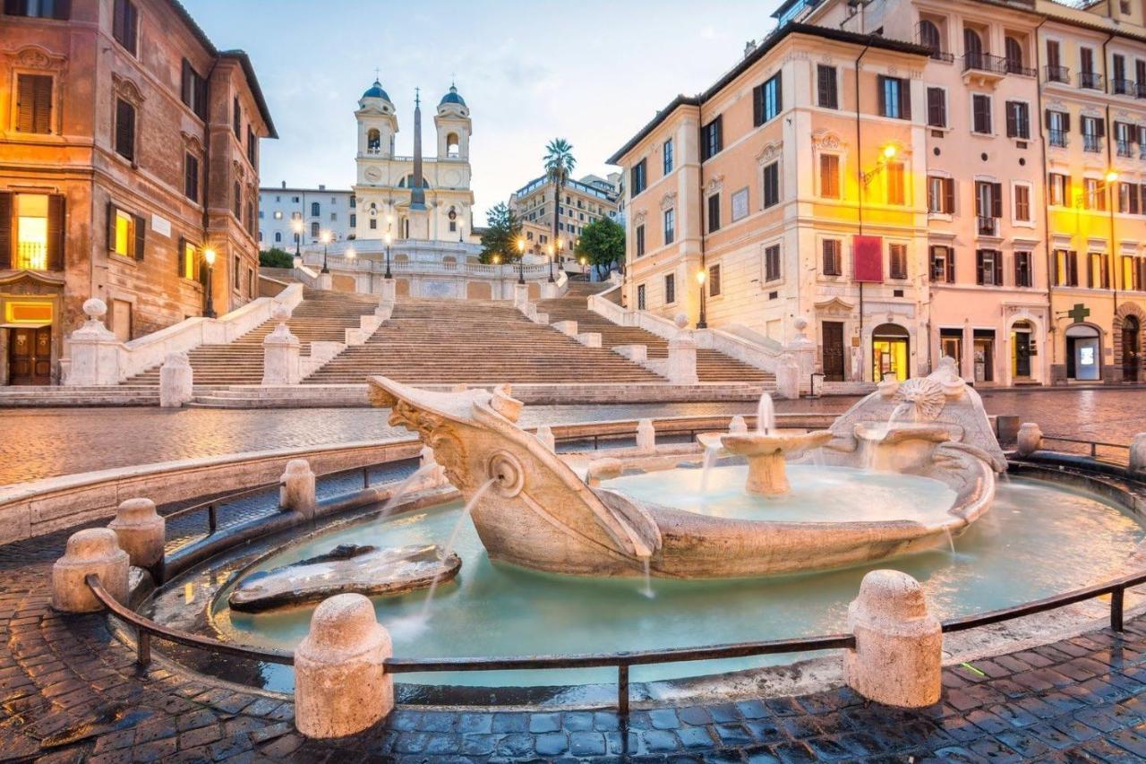 Spanish Steps Rome View Esterno foto