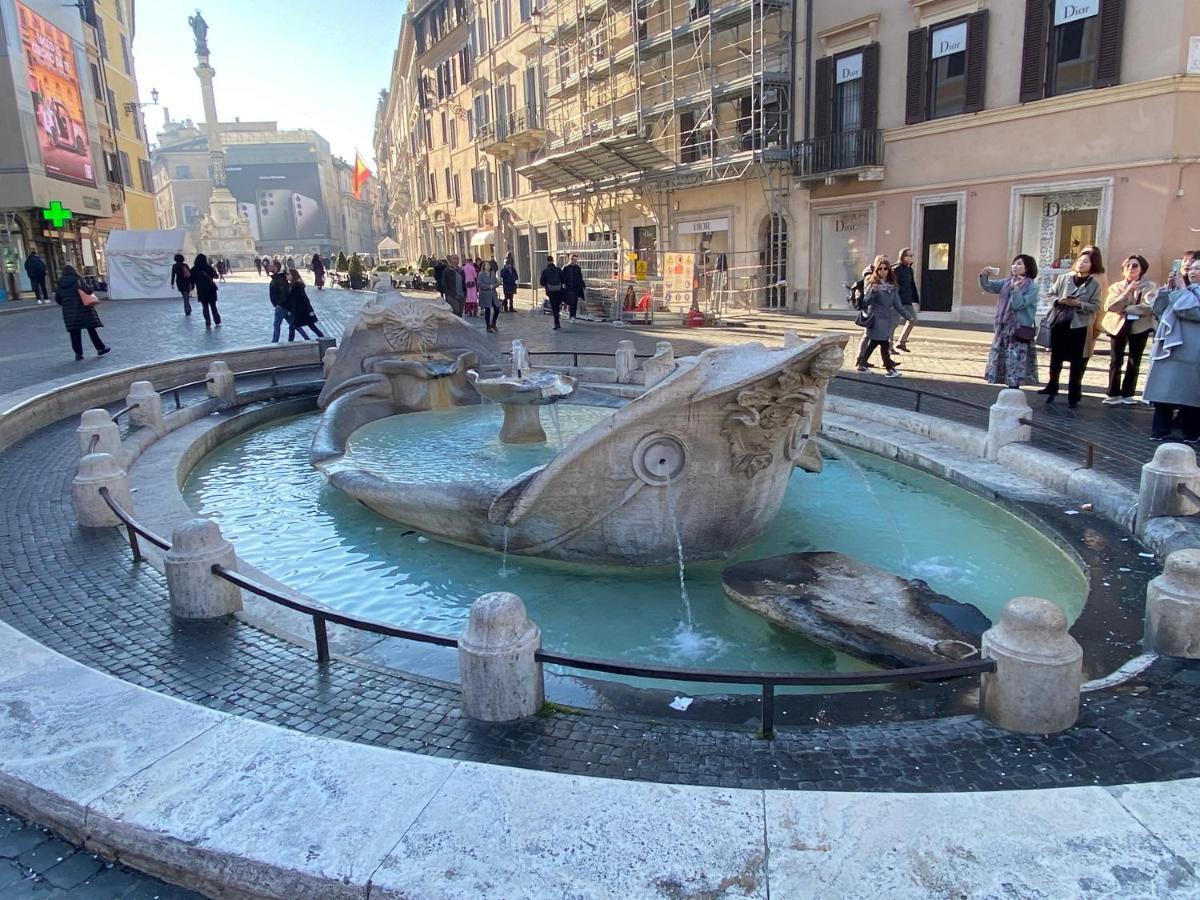 Spanish Steps Rome View Esterno foto
