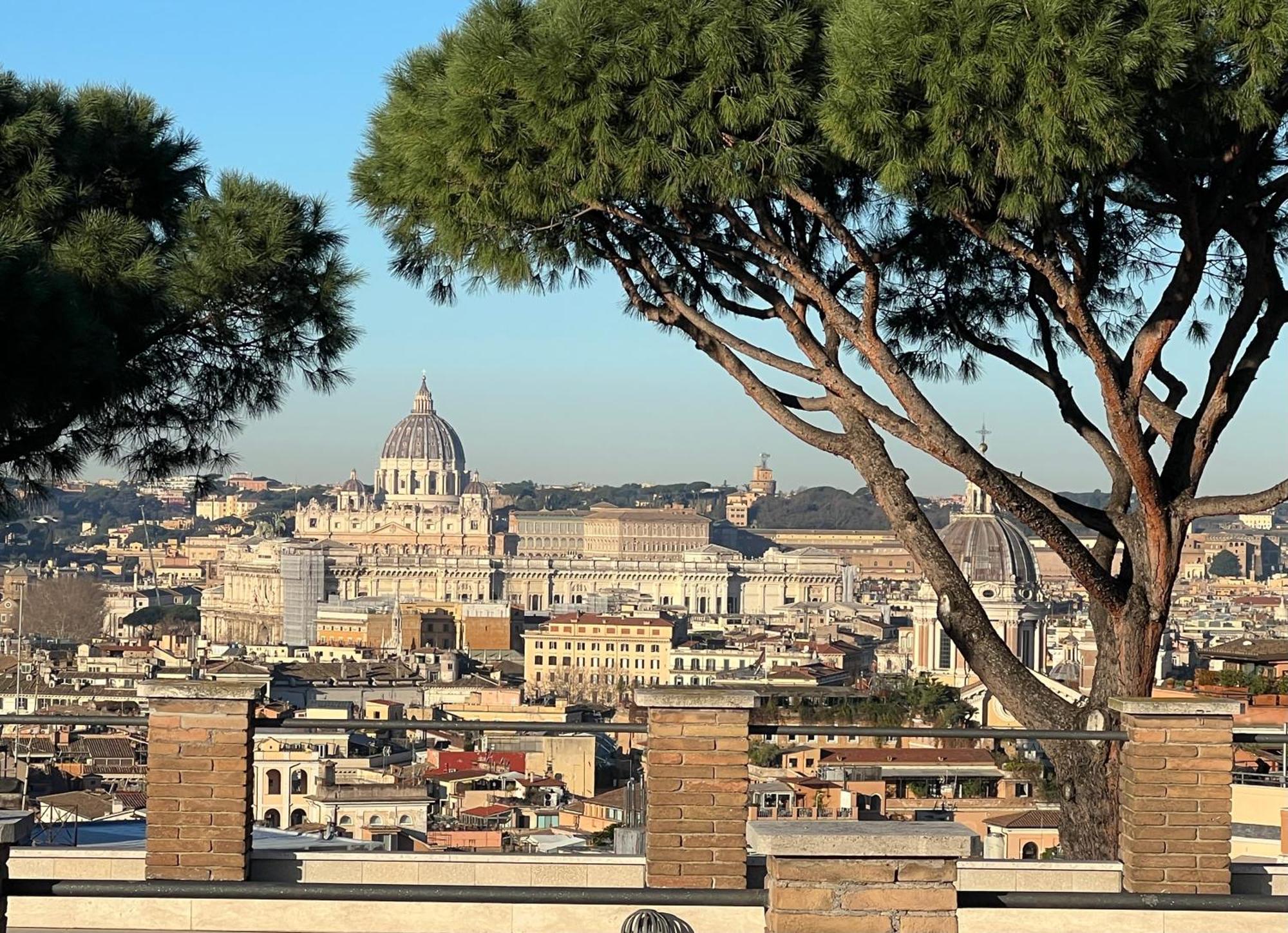 Spanish Steps Rome View Esterno foto