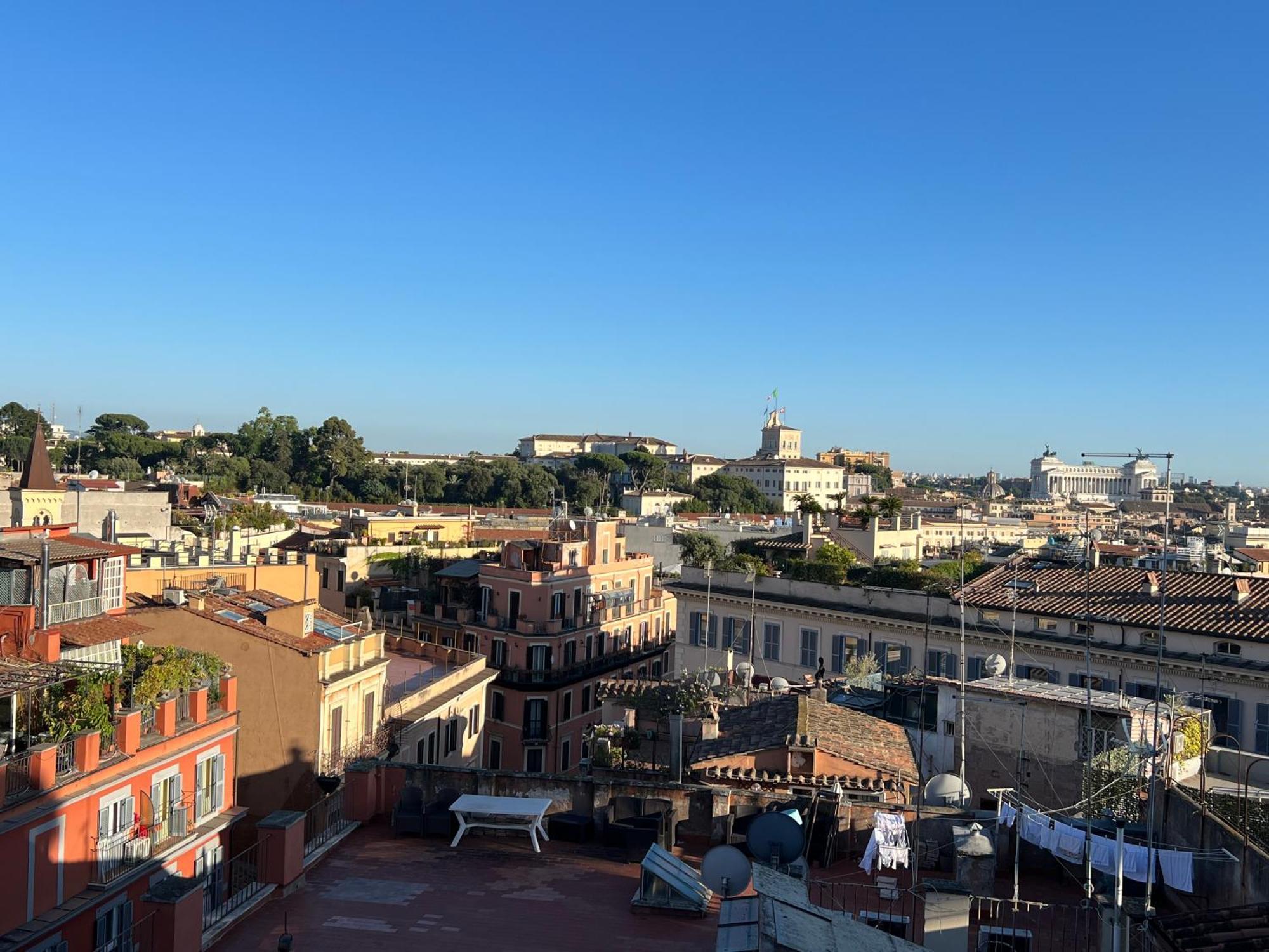 Spanish Steps Rome View Esterno foto