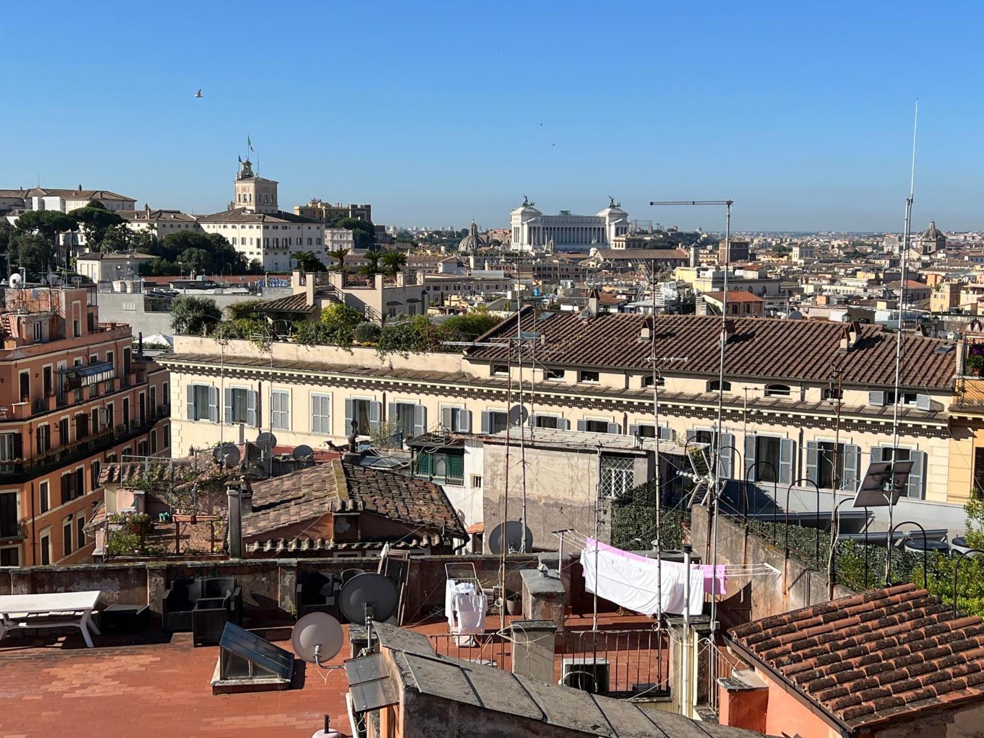 Spanish Steps Rome View Esterno foto